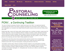 Tablet Screenshot of pastoralcounselingnv.com